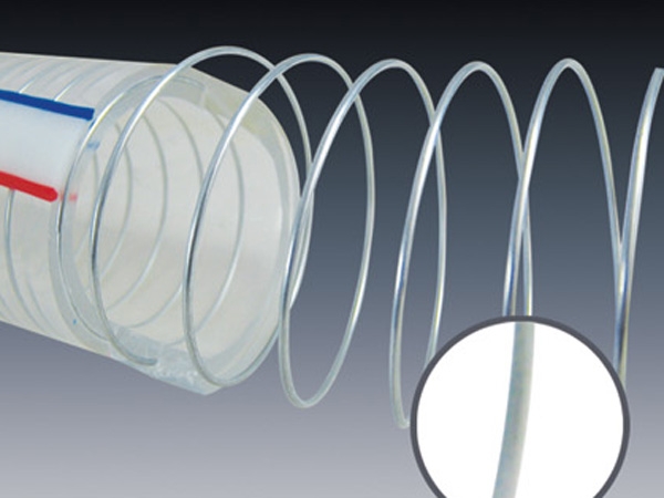 PVC无轧痕钢丝螺旋增强软管