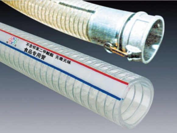 PVC钢丝螺旋增强饮用水专用软管（食品级 不含邻苯二甲酸酯）